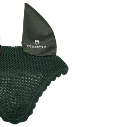 Fliegenhaube aus Baumwolle mit elastischen Ohren Equestro Grün Grün Fliegenhaube aus Baumwolle mit elastischen Ohren Equestro Grün Grün