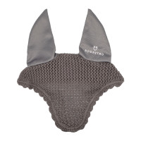 Fliegenhaube aus Baumwolle mit elastischen Ohren Equestro Grau