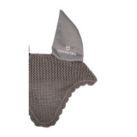 Fliegenhaube aus Baumwolle mit elastischen Ohren Equestro Grau