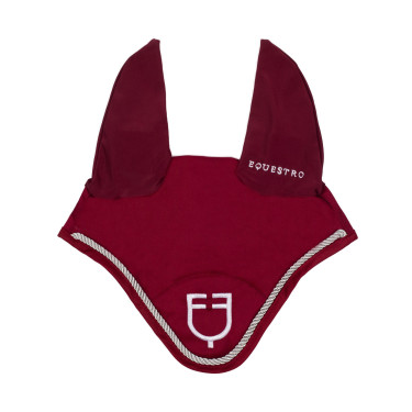 Fliegenhaube aus Baumwolle mit zentralem New Style Equestro-Logo Fliegenhaube aus Baumwolle mit zentralem New Style Equestro-Logo