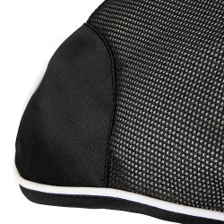 Fliegenhaube aus antibakterieller Baumwolle Equestro Schwarz / schwarz