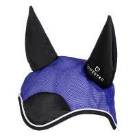 Fliegenhaube aus antibakterieller Baumwolle Equestro Schwarz / schwarz