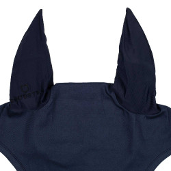 Fliegenschutzhaube Basiskollektion mit elastischen Ohren Equestro Marine Marineblau