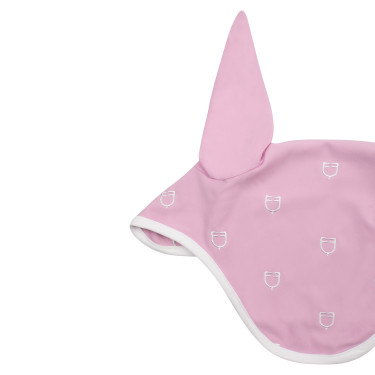 Fliegenhaube Logo mehrfarbig White Line Edition Equestro Orchideenrosa Fliegenhaube Logo mehrfarbig White Line Edition Equestro Orchideenrosa