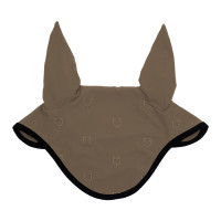 Fliegenhaube mit mehrfarbigem Logo Black Line Edition Equestro Asphalt / Schwarz Fliegenhaube mit mehrfarbigem Logo Black Line Edition Equestro Asphalt / Schwarz