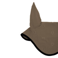 Fliegenhaube mit mehrfarbigem Logo Black Line Edition Equestro Asphalt / Schwarz Fliegenhaube mit mehrfarbigem Logo Black Line Edition Equestro Asphalt / Schwarz