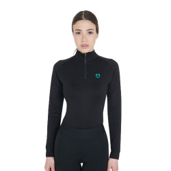 Damen-Funktionsshirt mit langen Ärmeln und enger Passform Equestro Damen-Funktionsshirt mit langen Ärmeln und enger Passform Equestro