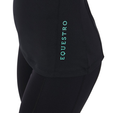 Eng anliegende Damen-Baselayer mit kurzen Ärmeln aus technischem Gewebe Equestro Eng anliegende Damen-Baselayer mit kurzen Ärmeln aus technischem Gewebe Equestro