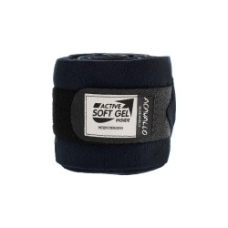 Gel- und Fleecebandagen Acavallo paarweise Blau