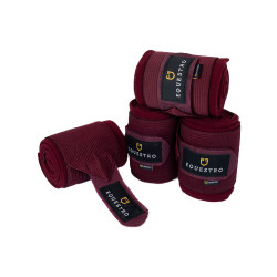 Atmungsaktive Fleece- und Elastik-Arbeitsbandagen im 4er-Set Equestro Atmungsaktive Fleece- und Elastik-Arbeitsbandagen im 4er-Set Equestro