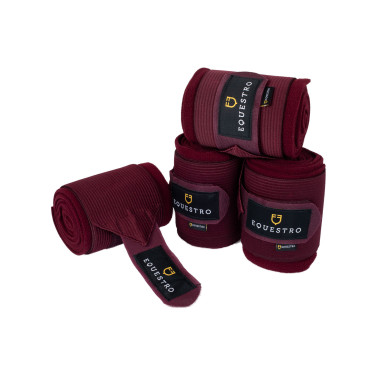 Atmungsaktive Fleece- und Elastik-Arbeitsbandagen im 4er-Set Equestro Atmungsaktive Fleece- und Elastik-Arbeitsbandagen im 4er-Set Equestro