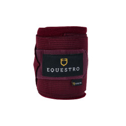 Atmungsaktive Fleece- und Elastik-Arbeitsbandagen im 4er-Set Equestro Atmungsaktive Fleece- und Elastik-Arbeitsbandagen im 4er-Set Equestro