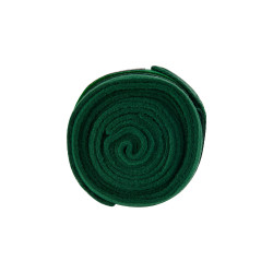 Atmungsaktive Fleece- und Elastik-Arbeitsbandagen im 4er-Set Equestro Jägergrün Gr&uuml;n