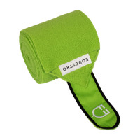 Atmungsaktive Polobanden Pony Trim 4er-Set Equestro Zitrone / Schwarz Gelb