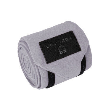 Polo-Bandagen 4er-Set Equestro Grau / Schwarz