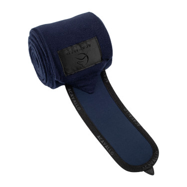 Polobanden aus Antipilling-Fleece mit Klettverschluss Acavallo, 4er-Set Tiefblau / Schwarz Marineblau Polobanden aus Antipilling-Fleece mit Klettverschluss Acavallo, 4er-Set Tiefblau / Schwarz Marineblau