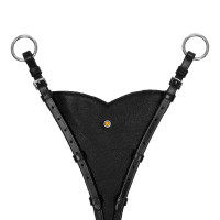 Einstellbarer Martingalhalter Equestro Schwarz Einstellbarer Martingalhalter Equestro Schwarz