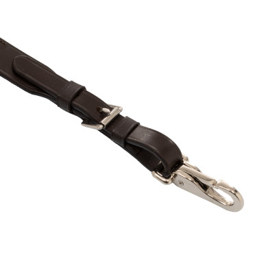 Einstellbarer Martingalhalter Equestro Dunkelbraun