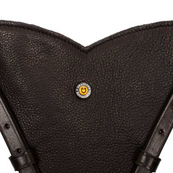 Einstellbarer Martingalhalter Equestro Dunkelbraun