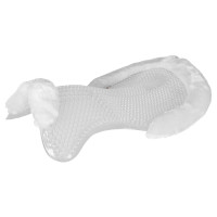 Therapeutisches Gel-Pad Vordererhöhend aus ökologischer Wolle Acavallo Transparent / Weiß Therapeutisches Gel-Pad Vordererhöhend aus ökologischer Wolle Acavallo Transparent / Weiß