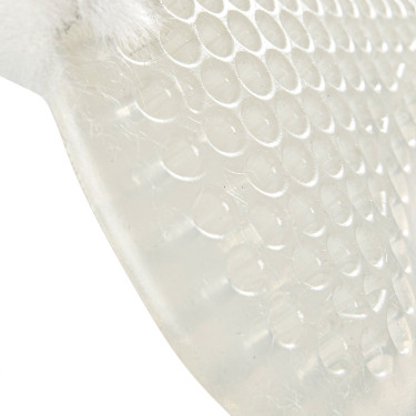 Therapeutisches Gel-Pad Vordererhöhend aus ökologischer Wolle Acavallo Transparent / naturfarben