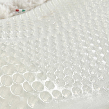 Therapeutisches Gel-Pad Vordererhöhend aus ökologischer Wolle Acavallo Transparent / naturfarben