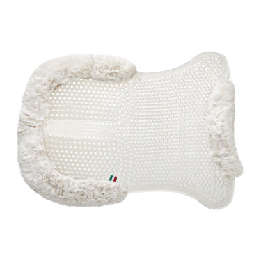Therapeutisches Gel-Pad mit hinterer Erhöhung aus ökologischer Wolle Acavallo Transparent / naturfarben Therapeutisches Gel-Pad mit hinterer Erhöhung aus ökologischer Wolle Acavallo Transparent / naturfarben