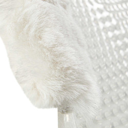 Therapeutisches Gel-Pad mit hinterer Erhöhung aus ökologischer Wolle Acavallo Transparent / naturfarben Therapeutisches Gel-Pad mit hinterer Erhöhung aus ökologischer Wolle Acavallo Transparent / naturfarben