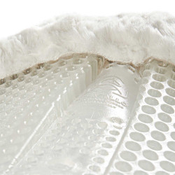 Therapeutisches Gel-Pad mit hinterer Erhöhung aus ökologischer Wolle Acavallo Transparent / naturfarben Therapeutisches Gel-Pad mit hinterer Erhöhung aus ökologischer Wolle Acavallo Transparent / naturfarben