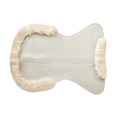 Therapeutisches Gel-Pad mit Ausschnitt und Rand aus Schafwolle mit Dri-Lex Acavallo Transparent / naturfarben Therapeutisches Gel-Pad mit Ausschnitt und Rand aus Schafwolle mit Dri-Lex Acavallo Transparent / naturfarben