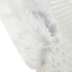 Therapeutisches Gel-Pad mit Ausschnitt aus ökologischer Wolle Acavallo Transparent / Weiß