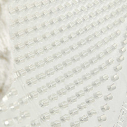 Therapeutisches Gel-Pad mit Ausschnitt aus ökologischer Wolle Acavallo Transparent / naturfarben