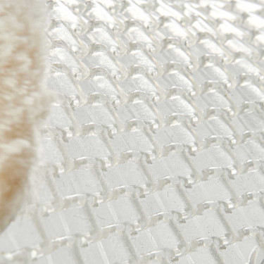 Atmungsaktives Gel-Pad mit Aussparung aus Schafwolle Acavallo Transparent / naturfarben