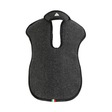 Memory-Foam-Filz-Sattelkissen vorne erhöht Acavallo Kohle / Grau