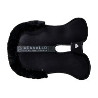 Formgedächtnis-Dämpfer Pad Piuma Acavallo Schwarz / schwarz