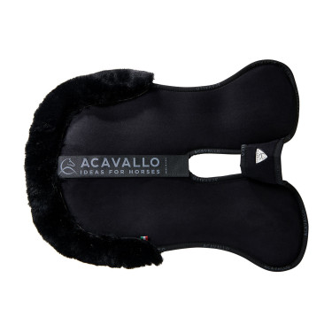 Formgedächtnis-Dämpfer Pad Piuma Acavallo Schwarz / schwarz