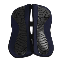 Formgedächtnis-Schabracke aus komplettem Schaffell Acavallo Blau