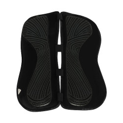 Formgedächtnis-Schabracke aus komplettem Schaffell Acavallo Schwarz