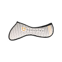 Formgedächtnis-Dämpfer mit Silikongrip und Equestro-Logo Weiß Weiß Formgedächtnis-Dämpfer mit Silikongrip und Equestro-Logo Weiß Weiß