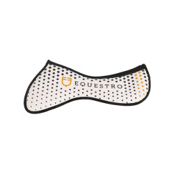 Formgedächtnis-Dämpfer mit Silikongrip und Equestro-Logo Weiß Weiß