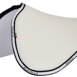Formgedächtnis-Sattelkissen mit hexagonalem Gel-Grip und hinterer Erhöhung Acavallo Formgedächtnis-Sattelkissen mit hexagonalem Gel-Grip und hinterer Erhöhung Acavallo