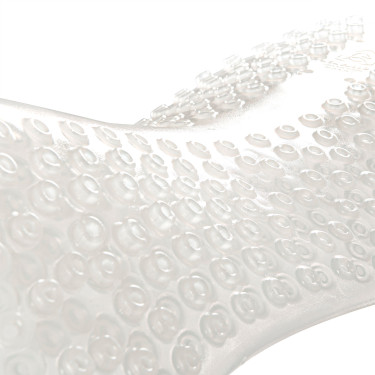 Amortisseur massant en gel réhausse avant et arrière Acavallo Transparent