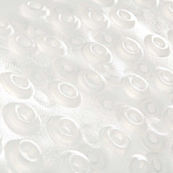 Amortisseur massant en gel réhausse avant et arrière Acavallo Transparent