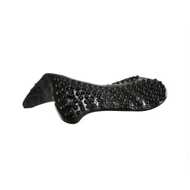 Gel-Schabracke mit Massageeffekt vorne und hinten erhöht Acavallo Schwarz