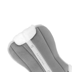 Ökologischer Wollschabracke Equestro Grau / Weiß