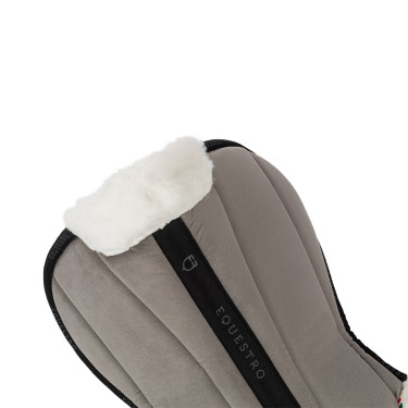 Ökologischer Wollschabracke Equestro Grau / Schwarz / Weiß