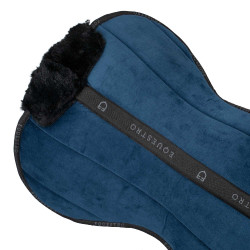 Ökologischer Wollschabracke Equestro Marine / Schwarz Blau