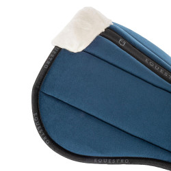 Ökologischer Wollschabracke Equestro Marine / Schwarz / Weiß Marineblau