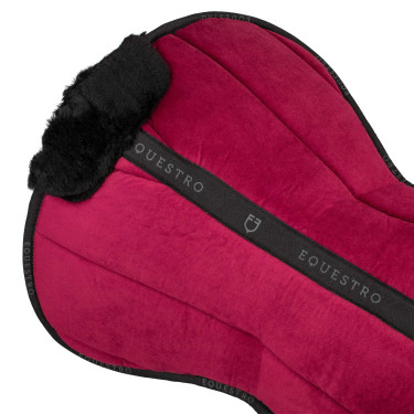 Ökologischer Wollschabracke Equestro Wein / Schwarz Rot