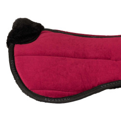 Ökologischer Wollschabracke Equestro Wein / Schwarz Rot